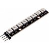 Black 8-Bit WS2812 LED Electronic Building Block Module with Soldering size:11*105mm Black 8-Bit WS2812 LED Electronic Building Block Module with Soldering size:11*105mm