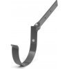 Bryza PVC Kovový držiak žľabu krútený 150 mm grafit