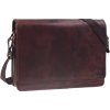 Sendi Design Pánská kožená messenger taška Sendi VERON hnědá Sendi Design Pánská kožená messenger taška Sendi VERON hnědá