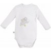 Eevi Body rozopínacie s dlhým rukávom NEWBORN biele - 62 Eevi Body rozopínacie s dlhým rukávom NEWBORN biele - 62