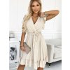 Nádherne dámske šaty 455-1 v béžovej farbe , ZVOĽTE VEĽKOSŤ OBLEČENIA UNI vhodné pre ( S, M , L ) Nádherne dámske šaty 455-1 v béžovej farbe , ZVOĽTE VEĽKOSŤ OBLEČENIA UNI vhodné pre ( S, M , L )