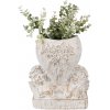 Clayre & Eef Biely antik kvetináč s anjelmi a srdcom Angelio Baroque - 23*13*25 cm - Clayre & Eef Clayre & Eef Biely antik kvetináč s anjelmi a srdcom Angelio Baroque - 23*13*25 cm - Clayre & Eef