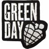 Green Day Stacked Logo & Grenade Nažehlovačka Green Day Stacked Logo & Grenade Nažehlovačka