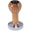 Buna café tamper, oliva, lak, TP, 56 mm, nerez mat, plochý Buna café tamper, oliva, lak, TP, 56 mm, nerez mat, plochý
