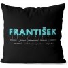 Impar vankúš neónový muž. meno František Impar vankúš neónový muž. meno František