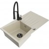 MEXEN/S MEXEN/S - Cesar granitový drez s odkvapkávačom vrátane batérie Aster, béžová 6514-69-73450-70-B MEXEN/S MEXEN/S - Cesar granitový drez s odkvapkávačom vrátane batérie Aster, béžová 6514-69-73450-70-B