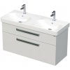 INTEDOOR SONATA 120 x 48 x 68cm skrinka pod dvojumývadlo, biela lesklá, 51886-01 INTEDOOR SONATA 120 x 48 x 68cm skrinka pod dvojumývadlo, biela lesklá, 51886-01