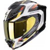 SCORPION prilba EXO-1500 AIR Sleek white/blue/yellow - XS SCORPION prilba EXO-1500 AIR Sleek white/blue/yellow - XS