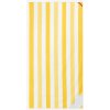 Rýchloschnúca plážová osuška / uterák s vreckom - VZOR hrubé pásiky - 90x180 cm Farba: Žltá Rýchloschnúca plážová osuška / uterák s vreckom - VZOR hrubé pásiky - 90x180 cm Farba: Žltá