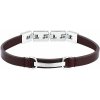 Trussardi Pánsky náramok z hnedej kože T-Leather TJAXZ07 Trussardi Pánsky náramok z hnedej kože T-Leather TJAXZ07