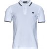 Fred Perry Polokošele s krátkym rukávom TWIN TIPPED FRED PERRY SHIRT Biela Fred Perry Polokošele s krátkym rukávom TWIN TIPPED FRED PERRY SHIRT Biela