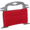 LUX Polypropylénové lano pletené Basic červené pr. 3 mm x 20 m LUX Polypropylénové lano pletené Basic červené pr. 3 mm x 20 m