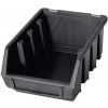Ergobox Plastový box 2 7,5 x 16,1 x 11,6 cm čierny