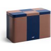 HAY Plechová dóza Tin Container Medium, brown and midnight blue HAY Plechová dóza Tin Container Medium, brown and midnight blue