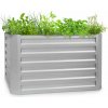 Blumfeldt Blum High Grow Straight, vyvýšený záhon, 100x60x100cm, 600l, oceľ (GDMB4-HighGro100-Sil) Blumfeldt Blum High Grow Straight, vyvýšený záhon, 100x60x100cm, 600l, oceľ (GDMB4-HighGro100-Sil)