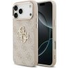 Guess PU Leather 4G Metal Logo Gold Frame Zadní Kryt pro iPhone 17 Pro Max Pink Guess PU Leather 4G Metal Logo Gold Frame Zadní Kryt pro iPhone 17 Pro Max Pink