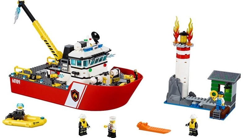 LEGO® City 60109 Hasičský čln
