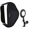 Phototools Držiak systémového blesku s Quick SoftBoxom EK 50x50