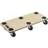 Meister Werkzeuge 0821420 přepravní podvozek dřevo Zatížení (max.): 300 kg 680 mm x 290 mm x 98 mm Počet pojezdových koleček 6 Meister Werkzeuge 0821420 přepravní podvozek dřevo Zatížení (max.): 300 kg 680 mm x 290 mm x 98 mm Počet pojezdových koleček 6