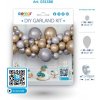 Súprava na balónikovú girlandu SHINY zlato-strieborná Súprava na balónikovú girlandu SHINY zlato-strieborná