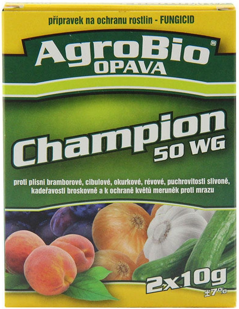 AgroBio CHAMPION 50 WG prípravok na ochranu rastlín 2 x 10 g