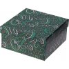 Darčekový vianočný box, zelená, 14,5x7x14,5 cm Darčekový vianočný box, zelená, 14,5x7x14,5 cm