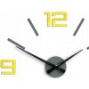 Nástenný hodinový strojček ModernClock sivý 60 cm Nástenný hodinový strojček ModernClock sivý 60 cm