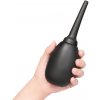 b-Vibe Flexible Silicone Anal Douche Black