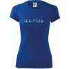 Labradorský retriever EKG - Dámske Fantasy športové (dresovina) - S ( Kráľovská modrá ) Labradorský retriever EKG - Dámske Fantasy športové (dresovina) - S ( Kráľovská modrá )