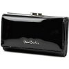 Pierre Cardin 07 SHINY 108 čierna dámska vláknová koženo-kožená peňaženka 14,5 x 9 cm Pierre Cardin 07 SHINY 108 čierna dámska vláknová koženo-kožená peňaženka 14,5 x 9 cm