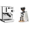 Rancilio Silvia E, white + Eureka Mignon Zero 65 Speedy, CR white Rancilio Silvia E, white + Eureka Mignon Zero 65 Speedy, CR white