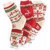 Dámske vlnené ponožky vianočné 3páry (Zimné ponožky pre ženy - materiál 90% vlna, 5% bavlna, 5% akryl 3 páry v balení) Dámske vlnené ponožky vianočné 3páry (Zimné ponožky pre ženy - materiál 90% vlna, 5% bavlna, 5% akryl 3 páry v balení)