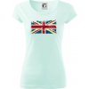 Britská vlajka stará - Dámske tričko Pure - S ( Frost ) Britská vlajka stará - Dámske tričko Pure - S ( Frost )