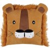 DEKORAČNÝ VANKÚŠ PRE DETI DO DETSKEJ IZBY 40x40 cm HNEDÝ LEV DEKORAČNÝ VANKÚŠ PRE DETI DO DETSKEJ IZBY 40x40 cm HNEDÝ LEV
