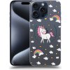 Picasee silikónový prehľadný obal pre Apple iPhone 15 Pro Max - Unicorn hviezdne nebo Picasee silikónový prehľadný obal pre Apple iPhone 15 Pro Max - Unicorn hviezdne nebo