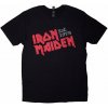 Iron Maiden tričko Est. 1975 Slanted Logo Black