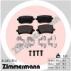 ZIMMERMANN Sada brzdovych platniciek kotucovej brzdy 24483.170.2 ZIMMERMANN Sada brzdovych platniciek kotucovej brzdy 24483.170.2