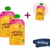 2+1 ZADARMO: Ella's Kitchen BIO Jablko a banán (120 g) 2+1 ZADARMO: Ella's Kitchen BIO Jablko a banán (120 g)