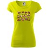 Mäso na gril - Dámske tričko Pure - XS ( Limetková ) Mäso na gril - Dámske tričko Pure - XS ( Limetková )