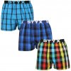 Styx 3Pack pánske trenky klasická guma viacfarebné