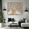 Drevená dekorácia na stenu - Stromy Dekor: DUB Zlatý 003, Rozmery: 90x75 Drevená dekorácia na stenu - Stromy Dekor: DUB Zlatý 003, Rozmery: 90x75