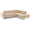 | Kožená rohová sedacia súprava SALERNO II pravá, béžová, rozkladacia | CT0066 | Kožená rohová sedacia súprava SALERNO II pravá, béžová, rozkladacia | CT0066