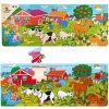 Studo Wood deskové puzzle farma 21 ks