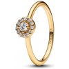 Prsteň PANDORA Guľatá aureola s pavé 50 163554C01-50 Prsteň PANDORA Guľatá aureola s pavé 50 163554C01-50