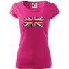 Britská vlajka stará - Dámske tričko Pure - 2XL ( Purpurová ) Britská vlajka stará - Dámske tričko Pure - 2XL ( Purpurová )