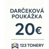 Darčeková poukážka v hodnote 20€ Darčeková poukážka v hodnote 20€