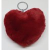 Plyšová kľúčenka Srdce Tmavočervená Plyšová kľúčenka Srdce Tmavočervená