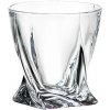 Crystalite Bohemia Bohemia Crystal Poháre na whisky Quadro 2K936 0 99A44 6 x 340 ml