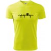 EKG basketbal - Pánske tričko Fantasy športové - XL ( Neonová žltá ) EKG basketbal - Pánske tričko Fantasy športové - XL ( Neonová žltá )
