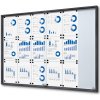 Jansen Display Interiérová vitrína 18 x A4 SLIM 1346 x 948 mm